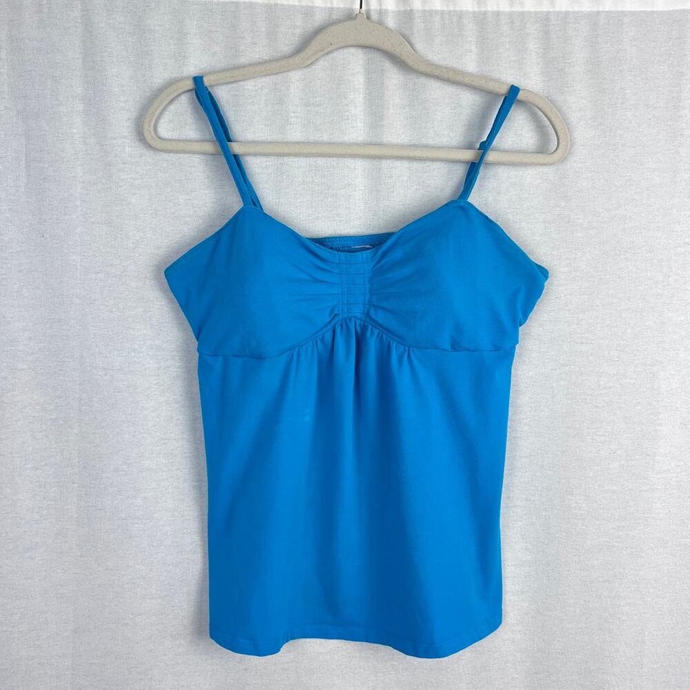 Y2K Babydoll Tank Top Aqua Blue Cami Fairy Preppy Mermaidcore Summer Surfer
